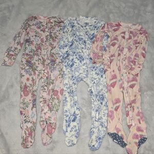 9-12mo Posh Peanut Ruffle Footie Bundle